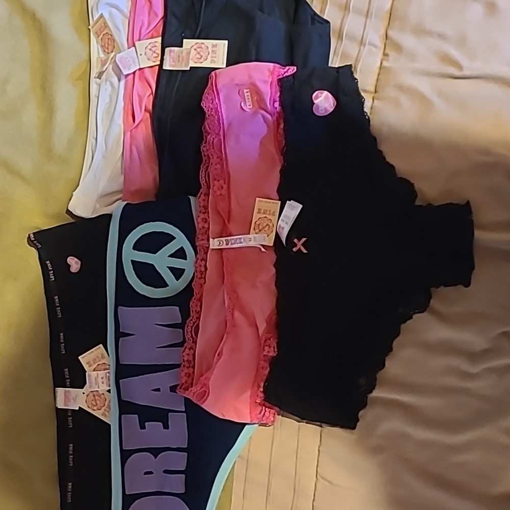 NWT Lot of 7 Pink underwear panties